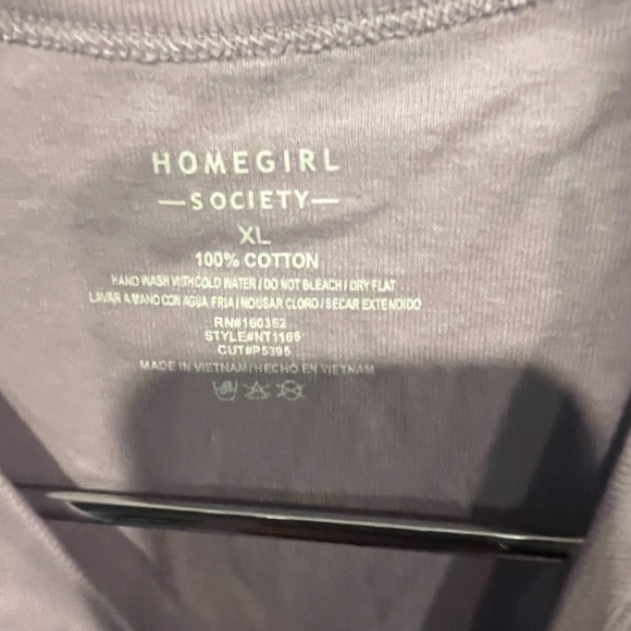 Home girl society lilac crop top never worn. - Picture 3 of 3